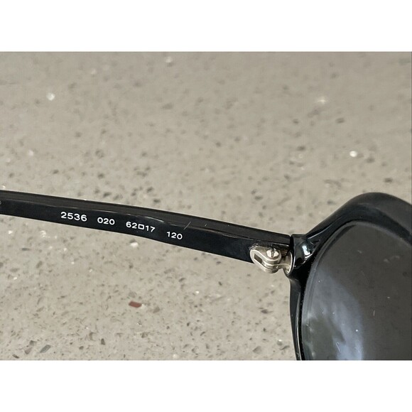 GIORGIO ARMANI SUNGLASSES EYEGLASSES FRAMES ONLY oval black 2536 020 62-17-120